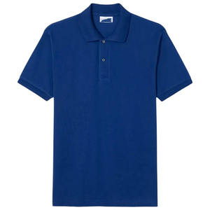 Elegante Camisa Polo Azul Rey para Hombre, Cuello Camisero, Manga Corta, Corte Regular, 200 GSM - Product Image 6