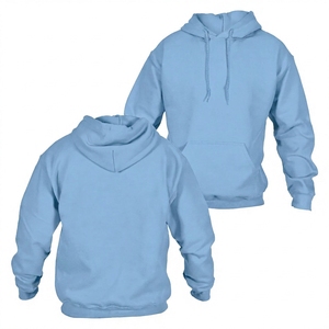 เสื้อฮู้ดดี้ผ้าฝ้าย/โพลีเอสเตอร์หนานุ่ม 320gsm แบบขายส่ง  ไม่มีลาย  ออกแบบโลโก้ได้ตามต้องการ  เสื้อฮู้ดดี้ผู้ชายทรงโอเวอร์ไซส์ สไตล์ลำลอง/สปอร์ต - Product Image 1