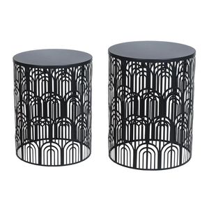 โต๊ะข้างเหล็กทนทานพร้อมเคลือบป้องกันรอยขีดข่วนสำหรับเฟอร์นิเจอร์ใช้งานในบ้านทุกวัน - Product Image 6