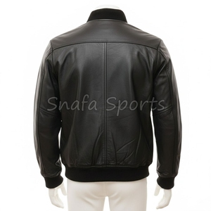Veste en cuir pour homme, design personnalisé, fabrication OEM, fournisseur en gros, qualité supérieure, produit en cuir de mode pour l'exportation - Product Image 2