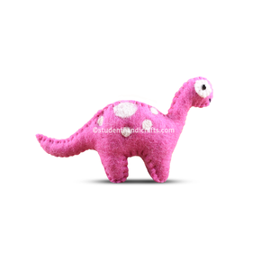 Adorable poupée dinosaure en feutrine pour la décoration de bébés et d'enfants - Product Image 1