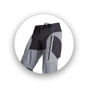Pantalon de moto unisexe pour motocross, color-block, respirant, polyester/nylon 220g, toutes saisons, haute visibilité, impression numérique - Product Image 4