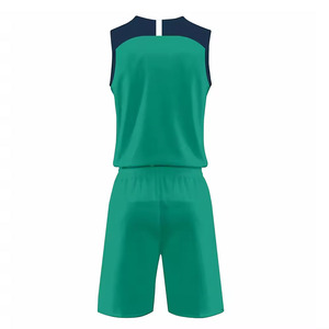 Ensemble d'uniformes de volley-ball durables en tissu polyester, maillots et shorts pour l'entraînement, les matchs, vêtements de sport d'équipe - Product Image 4
