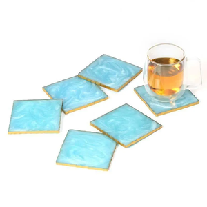 Premium Quality Colorful <b>Round</b> Wood Coasters Non-Slip <b>Mats</b> Eco-Friendly Durable Modern Design for Table Decoration Lowest Prices - Product Image 3