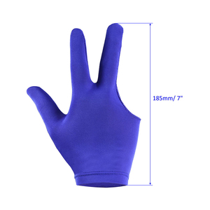 Guante de billar de 3 dedos, cómodo, impermeable, elástico, unisex, accesorios de entrenamiento deportivo para usar guantes de snooker - Product Image 2