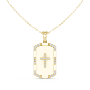 Asure Jewels Collier pour femme en plaqué or 10 ct ethnique rond taille brillante perle goutte de diamant - Product Image 5