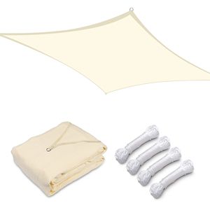 Vela Parasole Rettangolare Bianca 20 x 23 - Eleganti Vele e Reti Ombreggianti per Esterni - Product Image 3