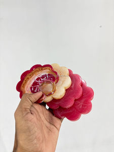 Sets de table en marbre écologiques, motifs modernes avec des paillettes dorées, designs personnalisés en cristal, motifs inspirés des géodes artisanales, imperméables, Inde - Product Image 6