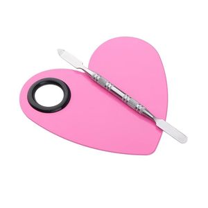 Stainless Steel Cosmetic Spatula Pointed Flat Tip Foundation Mixing Rod Professional <b>Makeup</b> Blending <b>Tool</b> Instrument - Product Image 6