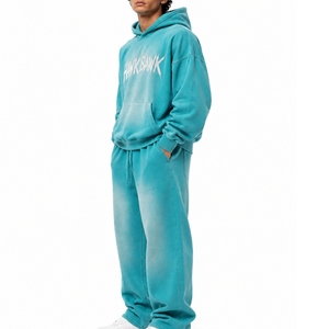 Men's <b>Tie</b> <b>Dye</b> Tracksuit <b>Set</b> Hooded Full Sleeve Loose Fit Streetwear Soft Feel Breathable Wear Comfortable Regular Fit For Men - Product Image 3