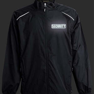 Veste bomber personnalisable pour personnel de sécurité, softshell imperméable, coupe-vent, classe 1 ANSI/EN, pour agent de bureau, avec logo personnalisé - Product Image 4