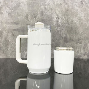 แก้วน้ำ Atlas รุ่นใหม่ ขนาด 14 ออนซ์ เก็บความร้อน-เย็น พร้อมหูจับ พกพาสะดวก แบบ 2-in-1 มีช่องเก็บของใหม่ เหมาะสำหรับกลับไปโรงเรียน - Product Image 5