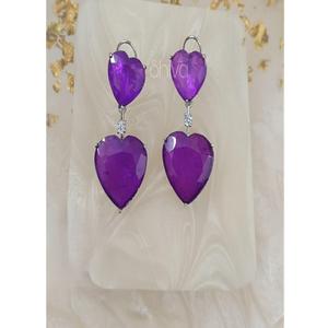 Exclusivos Pendientes de Latón Plateado con Moissanita de Primera Calidad, Hermosos Pendientes Kundan para Mujeres y Niñas, Ideales para Vestidos de Noche y Fiestas - Product Image 1