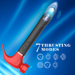 Marteau de massage vibrant en silicone pour femme, outil de soin corporel en plastique pour la taille et les mains, simulation de massage pour chambre d'hôtel - Product Image 3