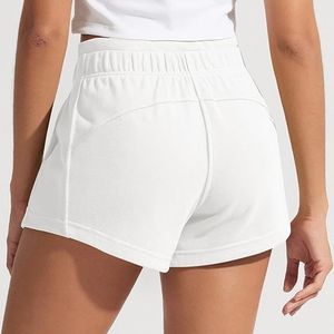 Summer Korean Streetwear <b>Board</b> <b>Shorts</b> <b>Women's</b> Mid Waist Regular Fit Thin Wide Leg Solid Color Casual <b>Shorts</b> - Product Image 2