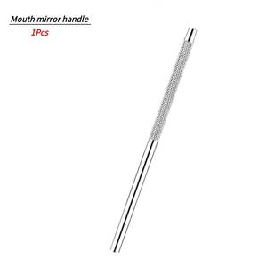 Miroir buccal dentaire réutilisable en acier inoxydable avec poignée, instruments chirurgicaux pour dentistes - Product Image 5