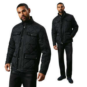 Veste matelassée pour homme, taille américaine, style streetwear, manteau d'hiver rembourré, fabricant, logo personnalisé, vêtements à marque privée, vente chaude - Product Image 1