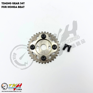 Pignon double twist BEAT moto, pièce de course, trottinette, engrenage de synchronisation pour Honda - Product Image 1