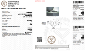 Diamant de laboratoire HPHT, taille brillant rond, couleur D, pureté VVS1, diamant CVD, pierre précieuse en vrac, approvisionnement régulier en gros - Product Image 3