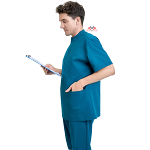 Combinaisons médicales pour médecins/infirmières, uniformes en rayonne, polyester et élasthanne, robes d'hôpital pour patients, uniformes FMF, MOQ faible, directement de l'usine - Product Image 1