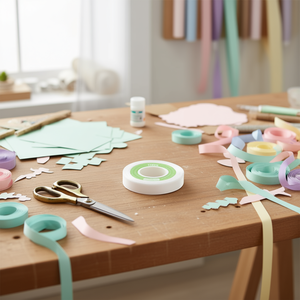 ริบบิ้นอิลัน โกรสเกรน 1.0 ซม. 15 หลา สีขาว สำหรับงานประดิษฐ์ - Product Image 3