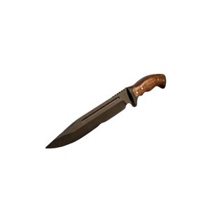 Couteau de chasse portable en acier inoxydable, équipement de survie pour le camping et la randonnée en plein air, compact, léger, multi-usage, DIY, bois, OEM - Product Image 1