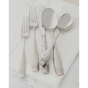 Ensemble de couverts à tête argentée avec manche en résine verte, couverts élégants en acier inoxydable, vaisselle élégante pour salle à manger, cuisine et mariage - Product Image 4