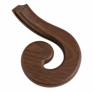 Componente de Escalera de Madera Maciza EFS, Pasamanos en Espiral, Diseño Tradicional, Duradero, Sin Acabado, para Escaleras Modelo 7030, 1 Año de Garantía - Product Image 2