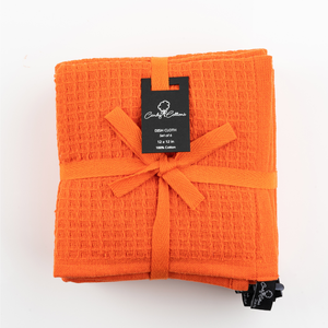 Serviettes de cuisine en coton rayées blanc et noir, tissées, rectangulaires, lavables en machine - Product Image 4