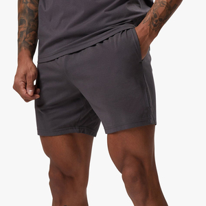 Shorts de jogging amples en molleton bouclette personnalisés avec broderie pour homme – Vente en gros, coton épais - Product Image 1