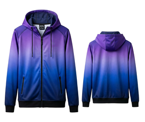 Sudaderas con Capucha Personalizadas con Serigrafía de Wilson Industry, 100% Algodón, con Cierre, para Marcas de Ropa Deportiva y Líneas de Ropa - Product Image 3