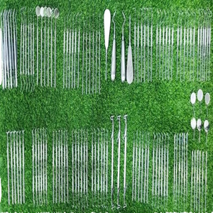 Kit d'instruments dentaires Jamso Industries 121 pièces : Pinces, Couteaux, Élévateurs radiculaires, Porte-amalgames, Instruments de traitement canalaire et sondes - Product Image 4