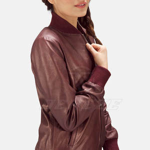 Veste en cuir pour femme, prix bas, dernier design, confortable, respirante, très vendue - Product Image 5
