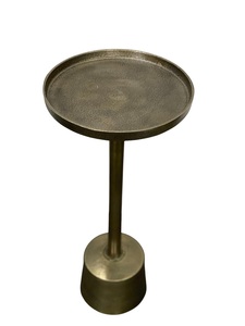 โต๊ะบาร์ทรงกลมตกแต่งด้วยทองโบราณระดับพรีเมียม ฐานรองรับแข็งแรง ประหยัดพื้นที่ ดีไซน์สวยงาม เหมาะสำหรับตกแต่งภายในที่หรูหรา - Product Image 2