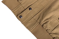 Veste universitaire en coton tissé à col montant pour homme, vente chaude hiver 2024, personnalisable, haute qualité, coupe-vent, imperméable, respirante