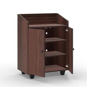 Shoe Rack 2 <b>Door</b> Storage Wooden with Air <b>Vent</b>, Melamine Finish Wooden with 8MM Back Sheet for Better Support - Product Image 6