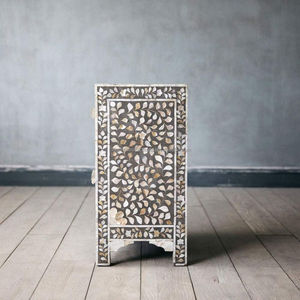 Table de chevet en nacre incrustée par ARTISAN CRAFT Mobilier de salon extensible pour la maison, la ferme et l'hôtel - Product Image 5