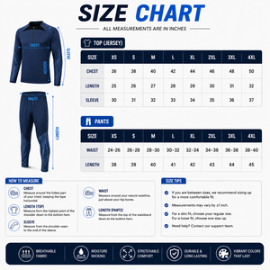 Custom Printed Football Training Tracksuit Set Quarter Zip Long Sleeve Top Pants <b>Soccer</b> Team Warm Apparel 100% Polyester Elastic - Product Image 5