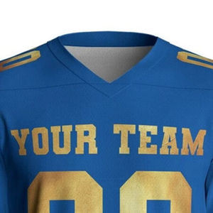 Trending Mens Mesh Football Jersey V Neck <b>Sparkly</b> Number Print Streetwear Sports <b>Top</b> OEM Wholesale American Football Jersey - Product Image 5