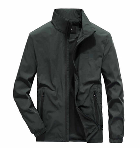 Chaquetas Bomber de Punto de Alta Calidad, Modernas y Elegantes para Hombre, con Cuello Alto, Personalizadas, Ligeras y Resistentes al Viento, 2026 - Product Image 1