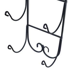 Soporte Metálico para Botellas de Vino, Diseño en Forma de Botella de Cerveza, Color Negro, Soporte de Metal Sólido para Botellas de Vino, Precio Superior - Product Image 4