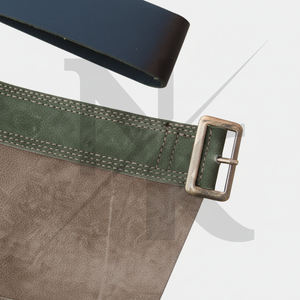 Más Vendido: Delantales de Herrador de Cuero Genuino, Delantales Completos Profesionales Multifunción de Alta Resistencia con Cierre de Hebilla para Seguridad Equina - Product Image 3