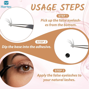 2026 Premium Quality Stainless Steel Lash Extension Tool, Minimalist Matte Black Finish, Anti-Magnetic Salon Beauty Tweezers - Product Image 6