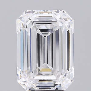 Diamante Suelto de 5.14 Ct, Corte Excelente, Claridad VVS2, Cultivado en Laboratorio HPHT CVD, Forma Esmeralda, Certificado IGI y Perforado con Láser - Product Image 1