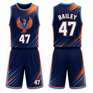 Ensemble Maillot et Short de Basketball Col en V Personnalisé – Tenue d'Entraînement et Vêtements d'Équipe en Gros pour Joueurs - Product Image 5
