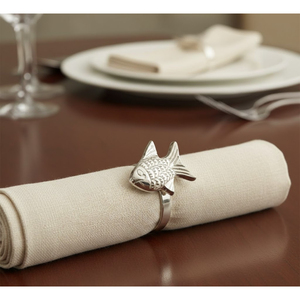 En gros, Anneaux de serviette élégants en fil doré, supports de serviette en maille métallique, boucles de décoration de table de luxe en fil torsadé ajouré - Product Image 5