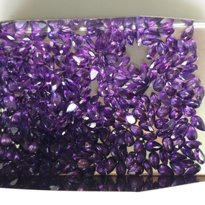 Ametista Africana Natural, Corte Pera de 5x3MM, Color Púrpura, Gema Suelta de la Mejor Calidad para Joyería, Gemas de Red Mountain - Product Image 5