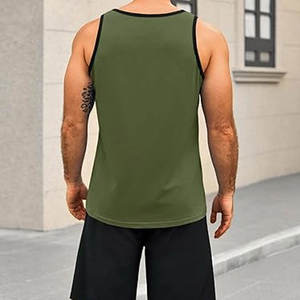 Camisetas sin mangas para hombre, deportivas, para gimnasio, camiseta muscular sin mangas, informal, básica, de verano, para fitness, con bolsillo, para culturismo - Product Image 3