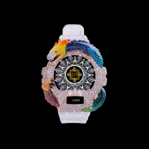 Reloj de Lujo G-Shock con Incrustaciones de Diamantes Moissanite VVS Premium, Acabado de Primera Calidad, para Regalo de Boda o Compromiso, Unisex - Product Image 4