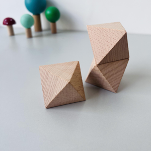 Vente en gros de dés en bois personnalisés à 6, 8 ou 12 faces, jouets en bois amusants - Product Image 2